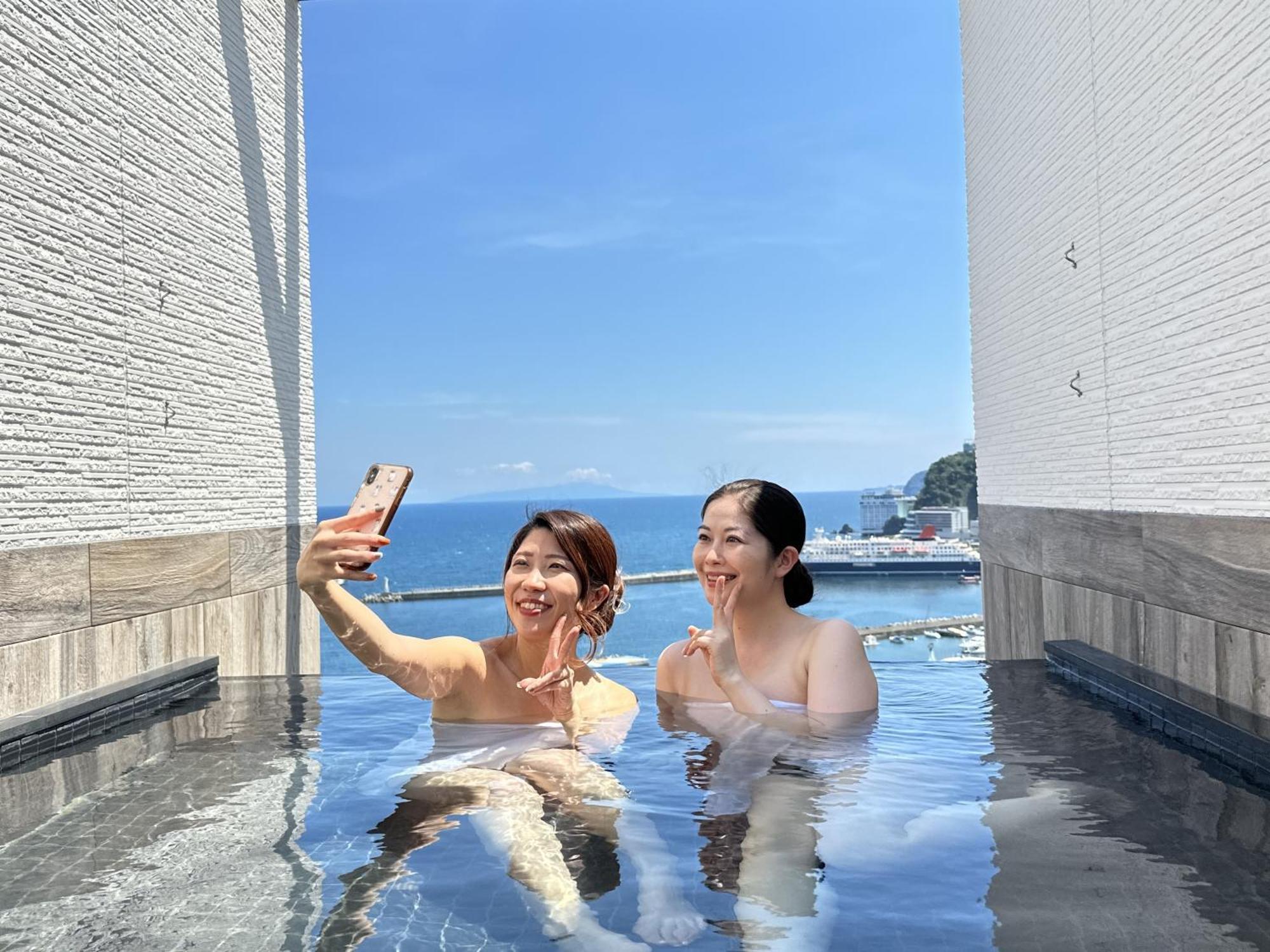 Grandview Atami Private Hot Spring Condominium Hotel Bagian luar foto
